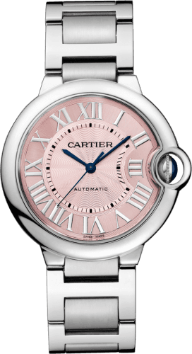 Cartier Ballon Blue de Cartier 36 Automatic Stainless Steel / Pink / Bracelet