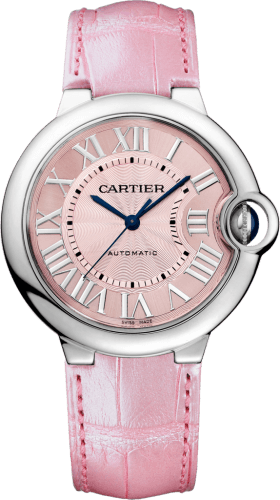 Cartier Ballon Blue de Cartier 36 Automatic Stainless Steel / Pink