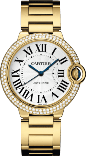 Cartier Ballon Blue de Cartier 36 Automatic Yellow Gold / Diamonds / Bracelet