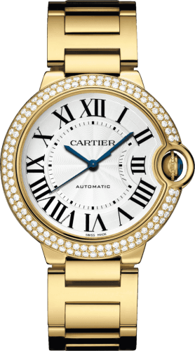 Cartier Ballon Blue de Cartier 36 Automatic Yellow Gold / Diamonds / Bracelet