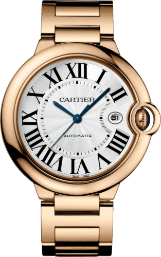Cartier Ballon Blue de Cartier 42 Automatic Pink Gold / Silver / Bracelet