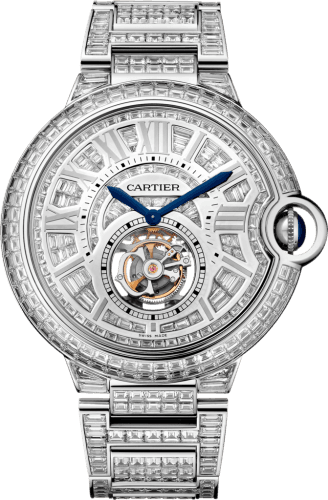 Cartier Ballon Blue de Cartier 46 Flying Tourbillon White Gold / Diamond / Bracelet