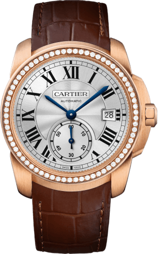 Cartier Calibre de Cartier 38 Pink Gold / Silver / Diamond