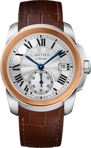 Cartier Calibre de Cartier 38 Stainless Steel / Pink Gold / Silver