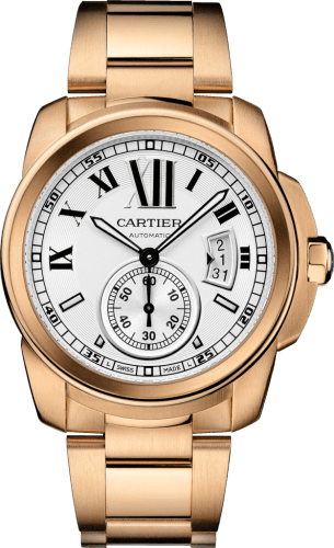 Cartier Calibre de Cartier 42 Pink Gold / Silver / Bracelet