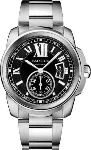 Cartier Calibre de Cartier 42 Stainless Steel / Black / Bracelet
