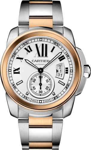 Cartier Calibre de Cartier 42 Stainless Steel / Pink Gold / Silver / Bracelet