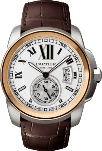 Cartier Calibre de Cartier 42 Stainless Steel / Pink Gold / Silver