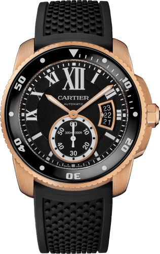Cartier Calibre de Cartier Diver Pink Gold / Black