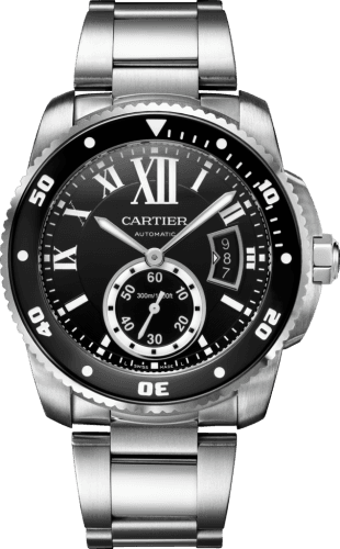 Cartier Calibre de Cartier Diver Stainless Steel / Black / Bracelet