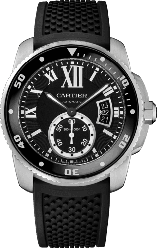 Cartier Calibre de Cartier Diver Stainless Steel / Black / Rubber