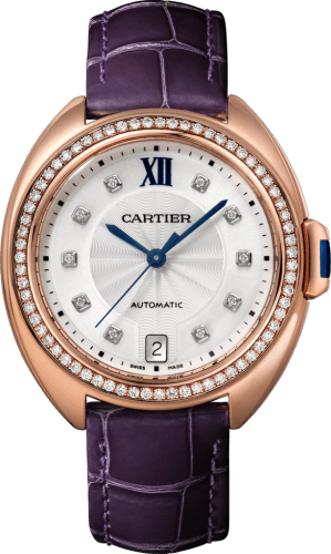 Cartier Clé de Cartier 35 Pink Gold / Diamonds / Purple