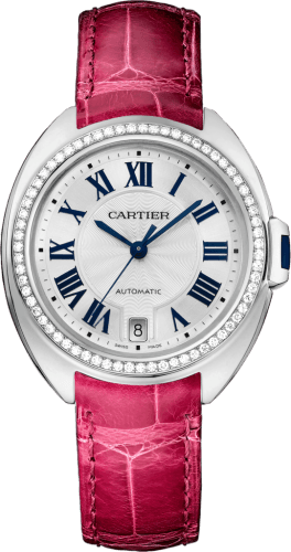 Cartier Clé de Cartier 35 White Gold / Diamonds / Red