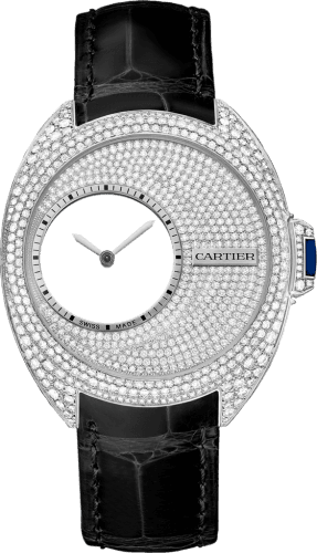 Cartier Clé de Cartier 41 Mysterious Hours Palladium / Diamond