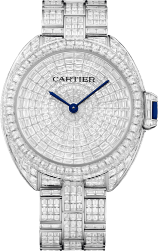Cartier Clé de Cartier 41 White Gold / Rivière