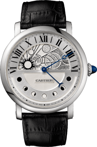 Cartier Rotonde de Cartier 45 Day & Night White Gold / Silver