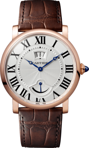 Cartier Rotonde de Cartier Calendar Aperture and Power Reserve Pink Gold / Silver