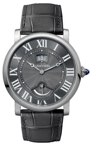 Cartier Rotonde de Cartier Calendar Aperture and Power Reserve White Gold / Grey