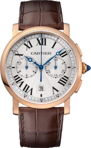 Cartier Rotonde de Cartier Chronograph Pink Gold / Silver
