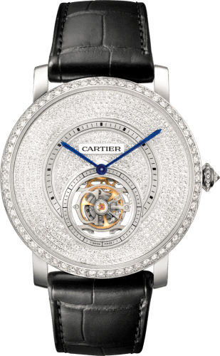 Cartier Rotonde de Cartier Flying Tourbillon White Gold / Diamond