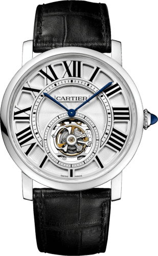 Cartier Rotonde de Cartier Flying Tourbillon White Gold / Silver