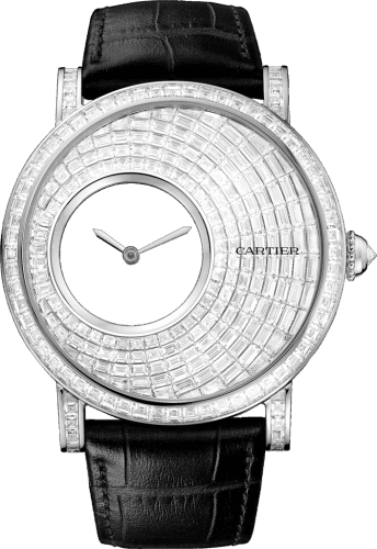 Cartier Rotonde de Cartier Mysterious Hour White Gold / Baguette