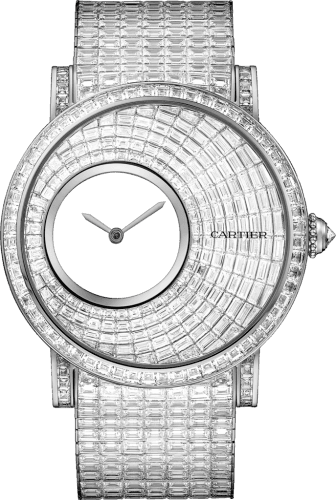 Cartier Rotonde de Cartier Mysterious Hour White Gold / Baguette