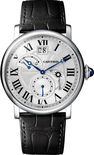 Cartier Rotonde de Cartier Second Time Zone Day / Night Stainless Steel / Silver