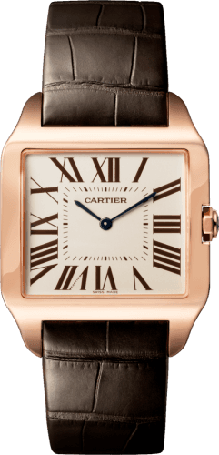Cartier Santos Dumont 34.6 Pink Gold