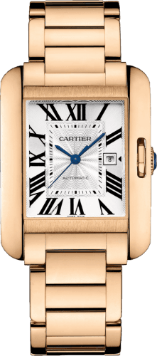 Cartier Tank Anglaise 29.8 Pink Gold / Silver / Bracelet