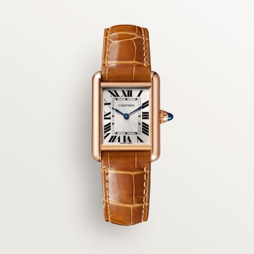 Cartier Tank Louis Cartier Small Manual Rose Gold / Silver