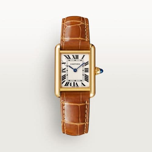 Cartier Tank Louis Cartier Small Quartz Yellow Gold / Silver
