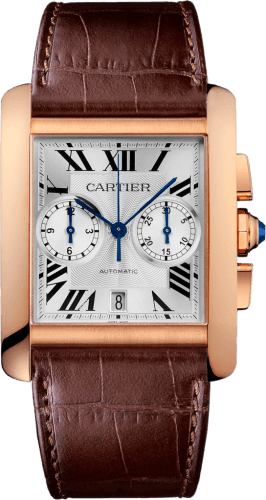 Cartier Tank MC 34.3 Chronograph Pink Gold / Silver