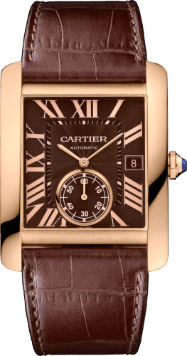 Cartier Tank MC 34.3 Pink Gold / Chocolate