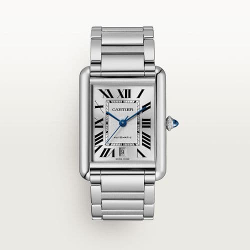 Cartier Tank Must Extra Large Automatic Stainless Steel / Silver / Bracelet