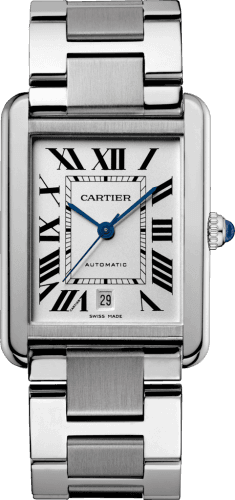 Cartier Tank Solo Automatic Stainless Steel / Silver / Bracelet