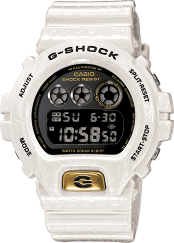Casio DW-6900CR-7 White Crocodile