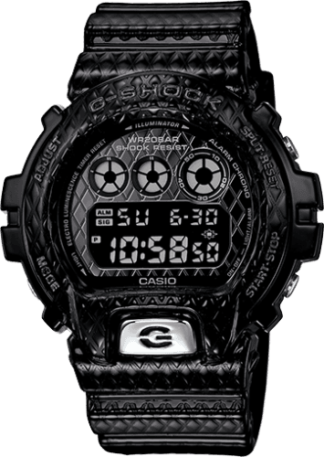 Casio DW-6900DS-1 Black Diamond Pattern