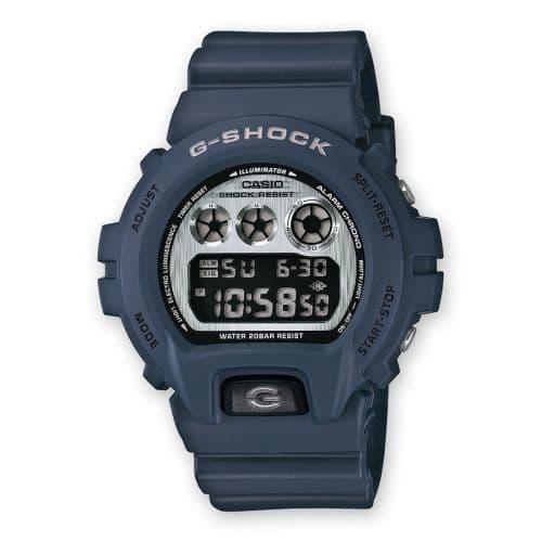 Casio DW-6900HM-2 Navy Blue Brushed Steel