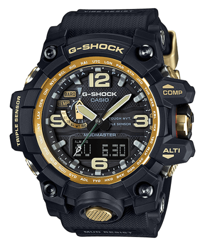 Casio G-Shock Mudmaster Triple Sensor Black / Gold