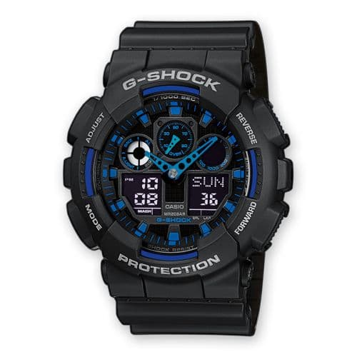 Casio GA-100-1A2 Black Blue
