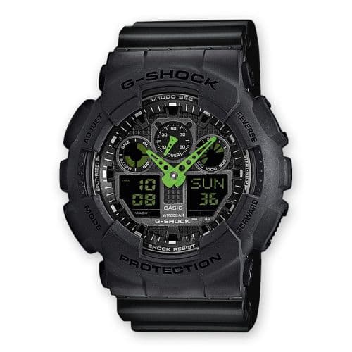 Casio GA-100C-1A3 Green Hands