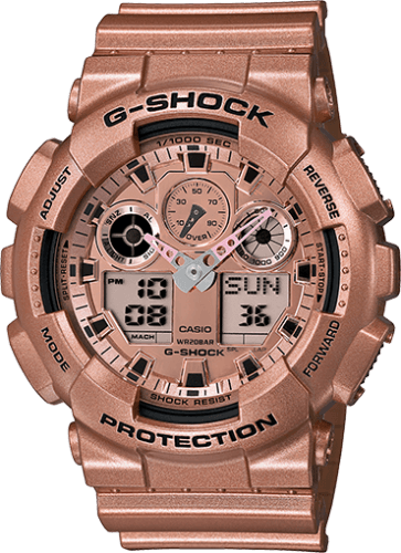 Casio GA-100GD-9A Rose Gold