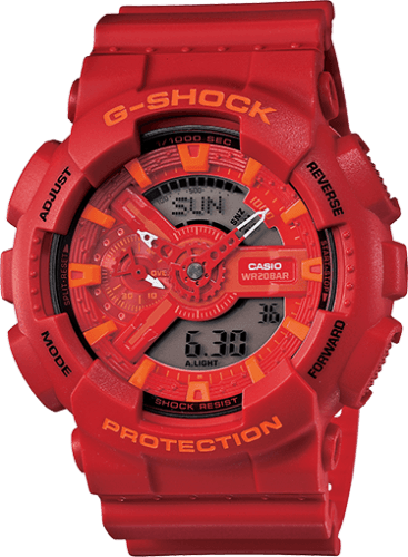 Casio GA-110AC-4A Red