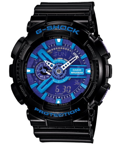 Casio GA-110HC-1A Black Purple