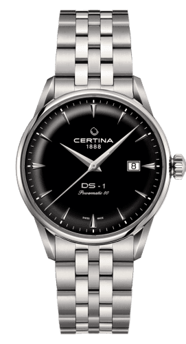 Certina DS-1 Powermatic 80 40 Stainless Steel / Black / Bracelet