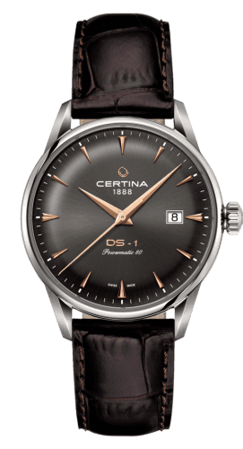 Certina DS-1 Powermatic 80 40 Stainless Steel / Grey / Strap