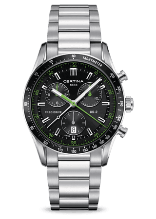 Certina DS 2 Chrono 1/100 Sec PreciDrive Green