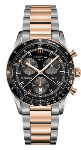 Certina DS-2 Chronograph Two Tone / Black / Bracelet