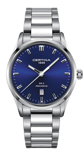 Certina DS-2 Quartz Stainless Steel / Blue / Bracelet